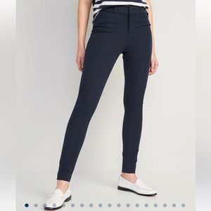 Old Navy high waisted pixie pants size 2 navy blue